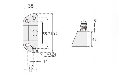 聯(lián)動平鉤寬款